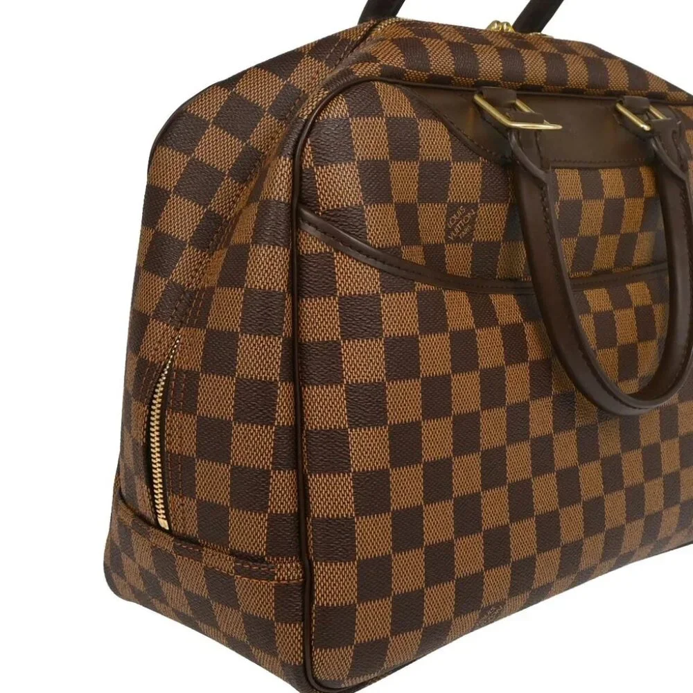 Louis Vuitton Damier Deauville Bowling Vanity Handbag